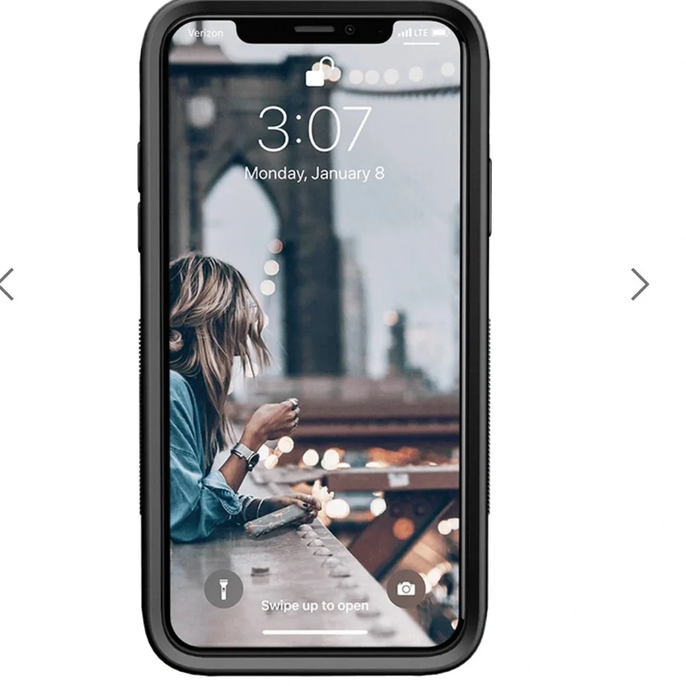 iPhone X Marble Purple Case